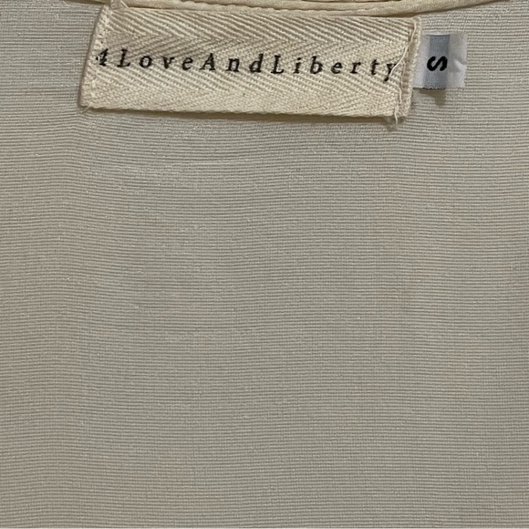 Johnny Was 4LoveandLiberty Crochet Velvet Ivory Kimono Cardigan Size Small - Picture 4 of 12